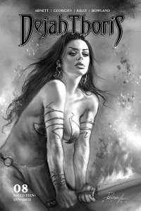 Dejah Thoris #8 1:10 Parrilo Black & White Variant Dynamite EB103