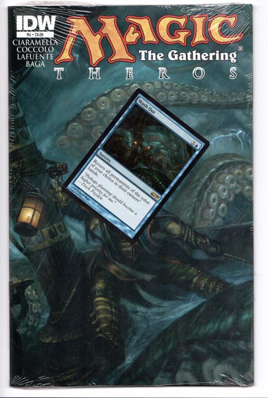 Magic The Gathering Theros #3 W/Sorcery Wash Out Card (IDW, 2013) New/Sealed NM