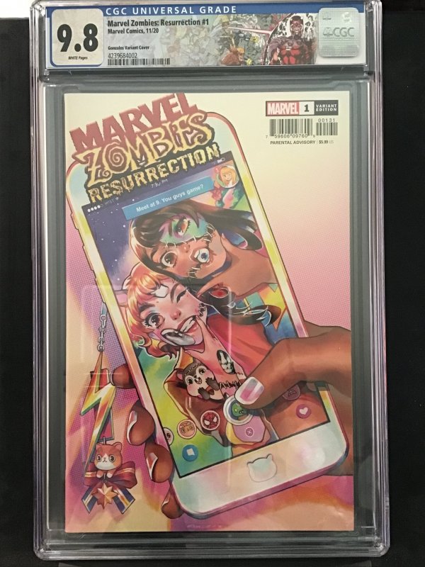 Marvel Zombies: Resurrection #1 9.8 CGC Custom Label