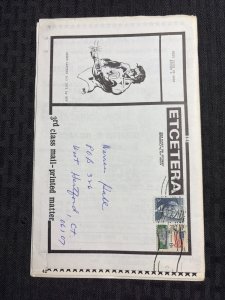 1973 ETCETERA 44pg Fanzine #3 VG+ 4.5 Dracula Cover / Moench Monsters Unleashed