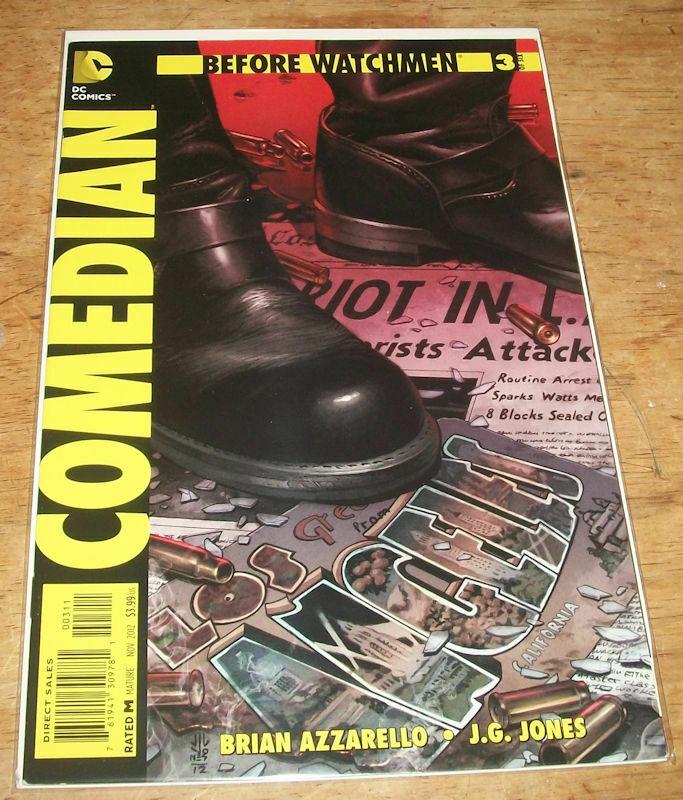 Before Watchmen #2 & 3 The Comedian DC Doomsday Clock 9.6