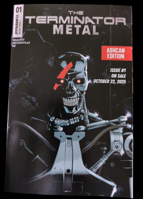 Terminator Metal #1 Ashcan Promo Shalvey 2025 Dynamite VF/NM