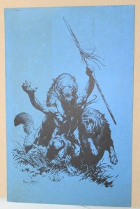 Frank Frazetta Art Print Poster (17x11) Wolf Attack ~ WH