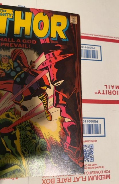 Thor #161 (1969)Ego vs Galactus -Harvey foxing/browning
