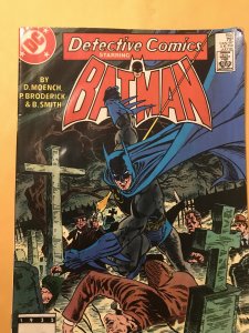 Detective Comics #552 : DC 7/85 Gd; graveyard fight cover