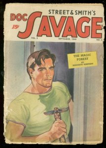 DOC SAVAGE SEP '42-MAGIC FOREST-KENNETH ROBESON-VARIANT FR/G
