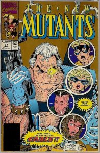 New Mutants #87 Marvel 1990 CGC 9.2 2nd Print 1st Cable Stryfe Gold Ink Cover