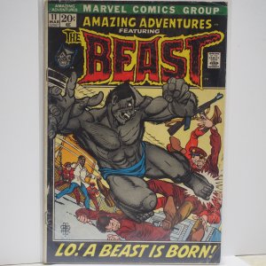 Amazing Adventures #11 (1972) VG/Fine. 1st Furry Beast!