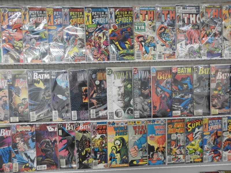 Huge Lot of 180+ Comics W/ Thor, Batman, Spider-Man! Avg. FN Condition!