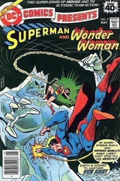 DC COMICS PRESENTS #9 Superman And Wonder Woman - DC 1979 Vintage Comic NM+