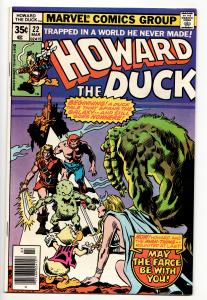 Howard The Duck #22 - Man-Thing Appearance  (Marvel, 1978) - VF-