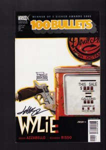 100 Bullets #42 - SIGNED BY EDUARDO RISSO & DAVE JOHNSON! (9.0) 2003