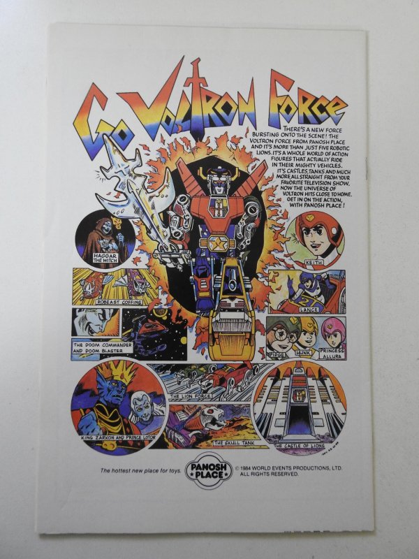 Voltron #1 VF+ Condition!