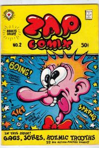 Zap #2 (Jan-68) FN Mid-Grade Mr. Natural, Anglefood McSpade, the Checkered De...