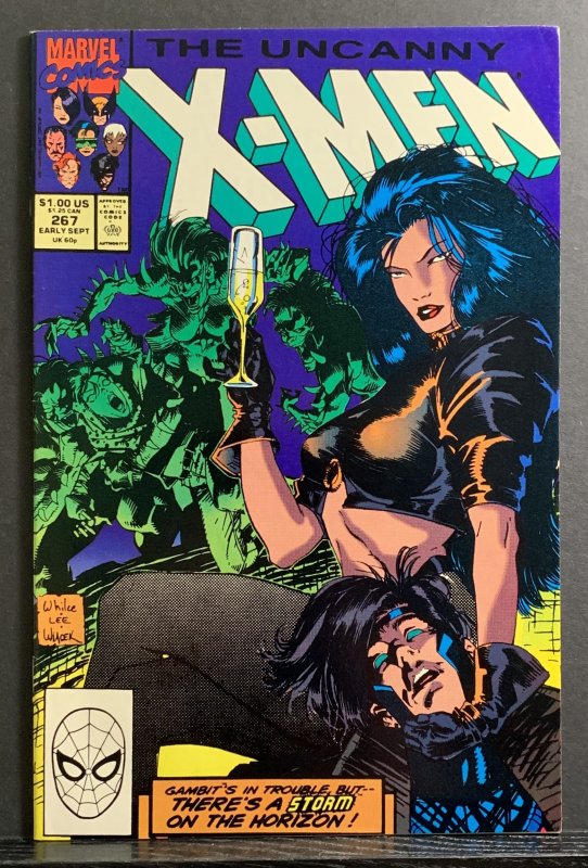 The Uncanny X-Men #267 (1990) Whilce Portacio Cover 3rd Appearance of Gambit