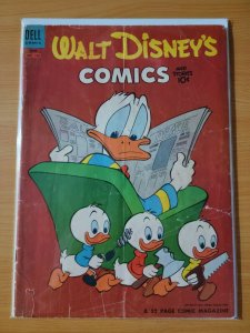 Walt Disney Comics and Stories #165 ~ GOOD - VERY GOOD VG ~ 1954 DELL Comics