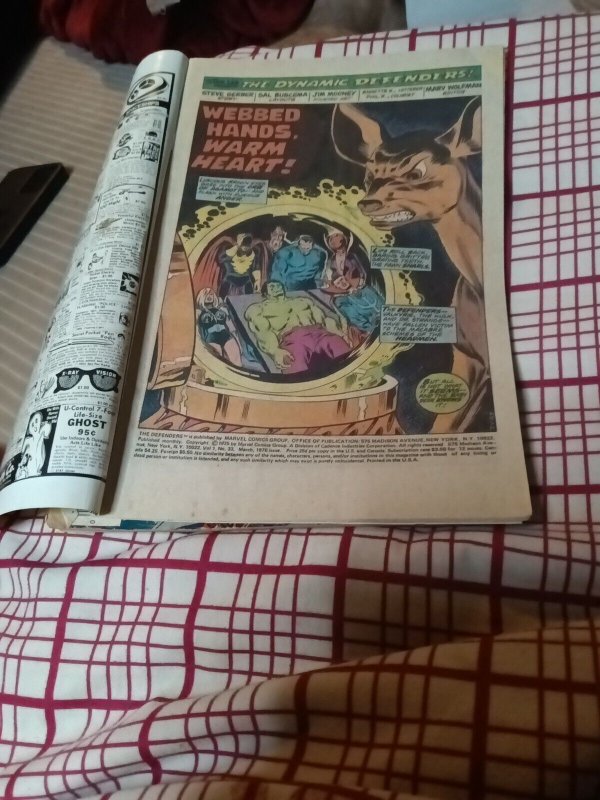 The Defenders 33 44 48 72 Giant Size 5 Marvel Comics Lot Run Set Collection...