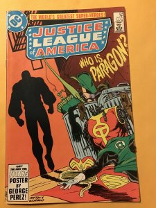 JUSTICE LEAGUE OF AMERICA #224 : DC 3/84 Fn/VF; Paragon, He-Man ad on back cv.