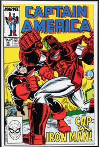 Captain America #341 (1988) Captain America [Key Issue]