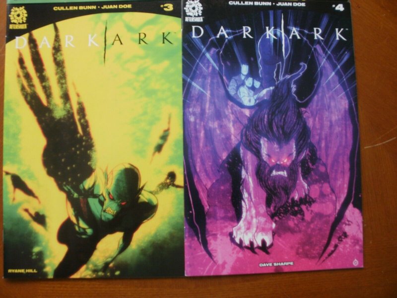 4 Near-Mint Aftershock Comic: DARK ARK #1 #2 #3 #4 (2017) Bunn Doe Hill Sharpe