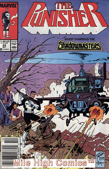 PUNISHER  (1987 Series)  (MARVEL) #24 NEWSSTAND Fine Comics Book