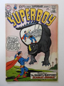 Superboy #102 (1963) GD+ Condition! 1 1/2 in spine split