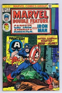 Marvel Double Feature #11 ORIGINAL Vintage 1975 Marvel Comics Captain America