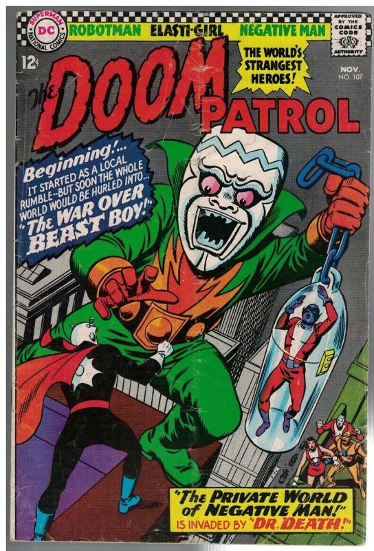 DOOM PATROL 107 GD Nov. 1966