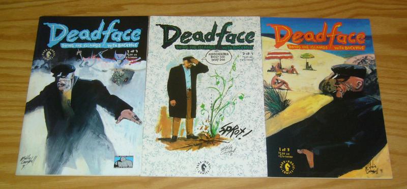 Deadface: Doing The Islands With Bacchus #1-3 VF/NM complete set EDDIE CAMPBELL