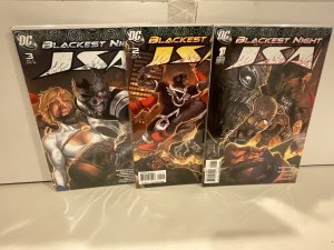 Blackest Night: JSA 1-3 Complete Set 2010 9.0 (our highest grade)