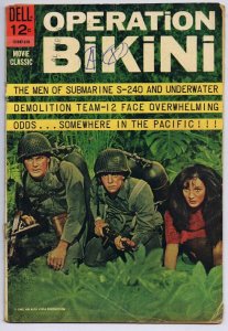 Operation Bikini ORIGINAL Vintage 1963 Movie Classics 310 Dell Comics 