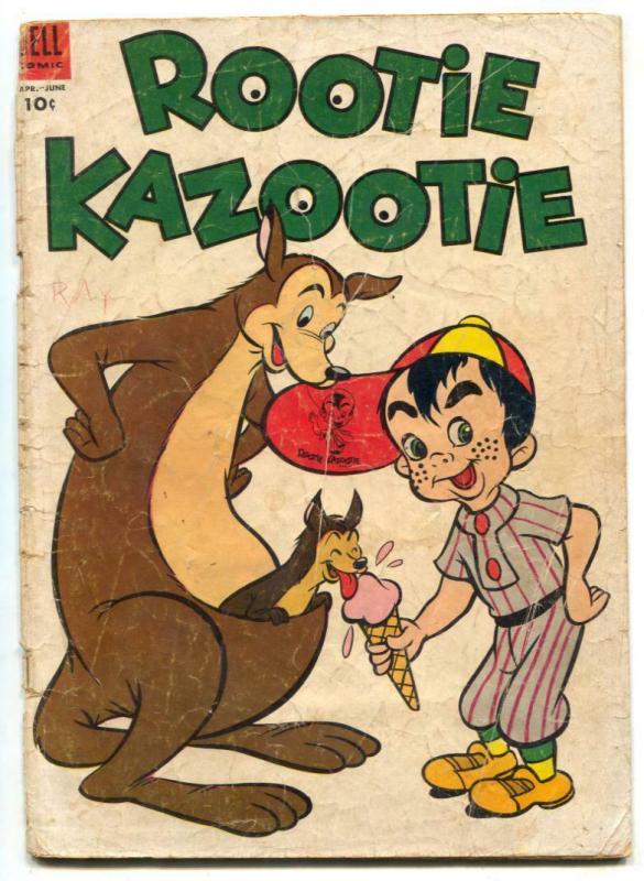 Rootie Kazootie #4 1954-ice cream/Kangaroo cover-incomplete