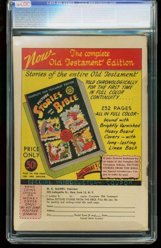 PICTURE STORIES FROM THE BIBLE #1-CGC 7.0-DC-1944-SOUTHERN STATES 1161206005