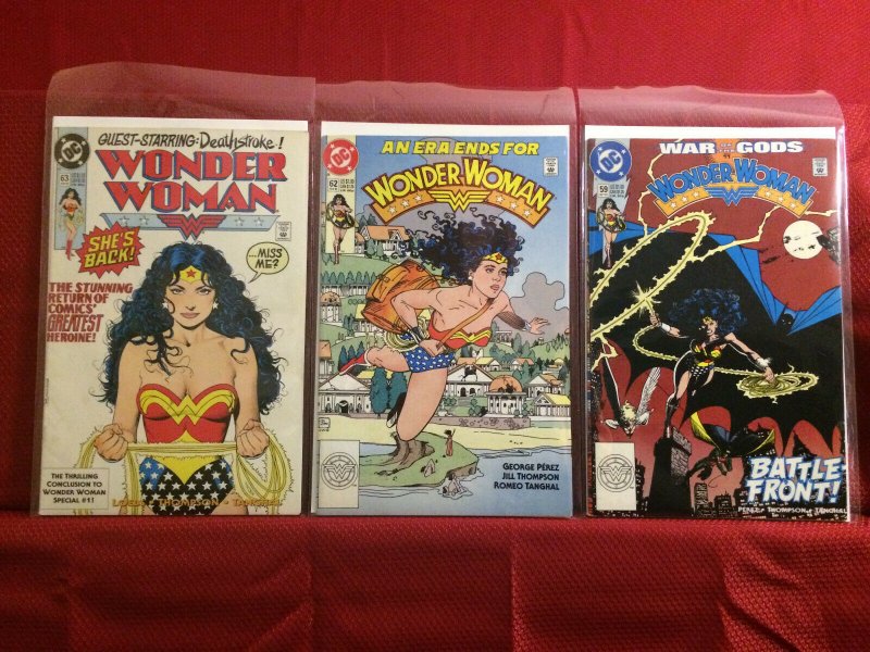 Wonder Woman Lot of 13 Comics From Seasons 1&2 and Wonder Woman DVD 