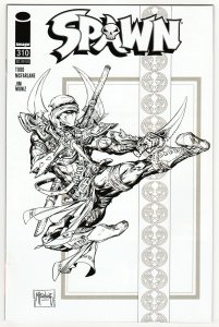 Spawn #310 McFarlane 1:5 B&W Ninja Variant (Image, 2020) VF/NM ITC415