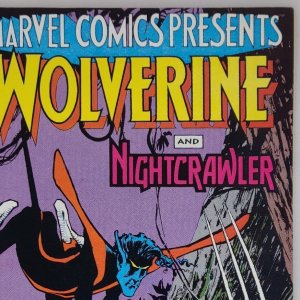 Marvel Comics Presents #105 Marvel 1992 Wolverine And Nightcrawler Flip Covers 