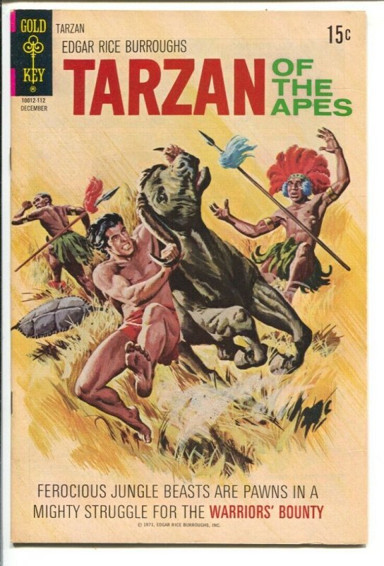 Tarzan #205 1971-Gold Key-Edgar Rice Burroughs-Norris-Royer-Brothers of Spear...