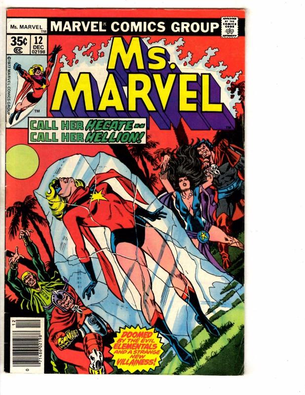 Ms. Marvel # 12 FN/VF Marvel Comic Book Avengers Hulk Thor Iron Man Ant-Man J265