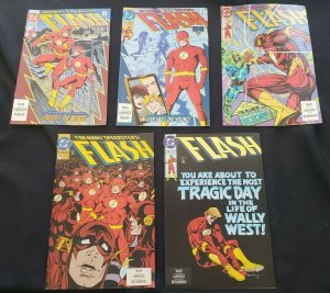 FLASH 5PC (VF) LIVE FAST DIE YOUNG, DOCTOR ALCHEMY, MOST TRAGIC DAY 1992-93