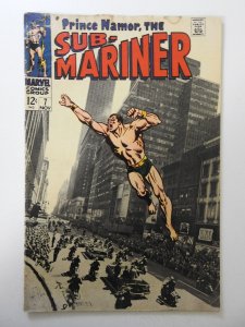 Sub-Mariner #7 (1968) VG Cond moisture stain, centerfold detached bottom staple