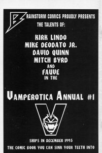 Brainstorm Vamperotica #8 (1995)Adult Comic Book Grade FN+ 6.5