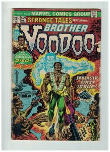 STRANGE TALES 169 FAIR Brother Voodoo!  September 1973