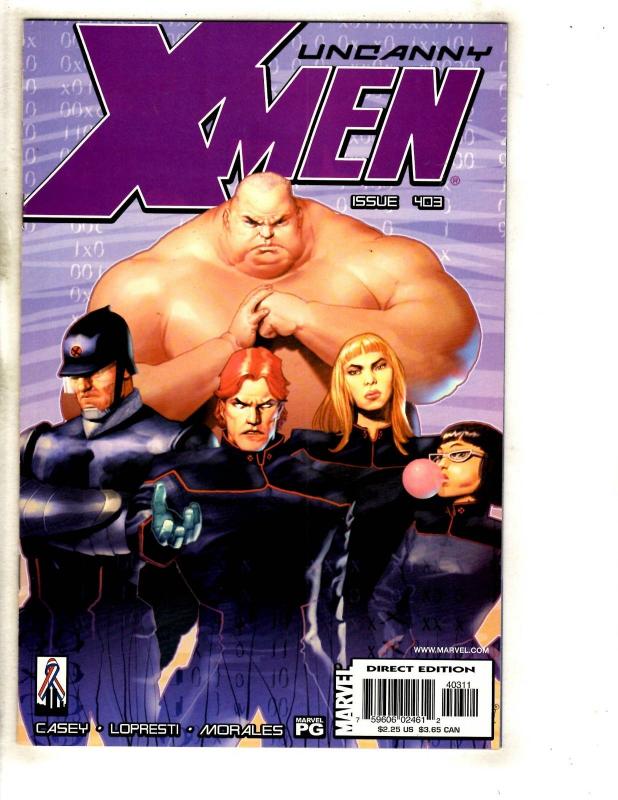 5 Uncanny X-Men Marvel Comic Books # 398 399 400 402 403 Wolverine CR55
