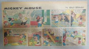 (46/52) Mickey Mouse Sunday Pages by Walt Disney from 1961 Third Page Size