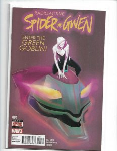 Radioactive Spider-Gwen # 4 Green Goblin  !!!   2015 NM  nw100