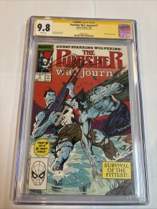 Punisher War Journal (1989) # 7 (CGC 9.8 SS) Signed Jim Lee * Marvel Comics