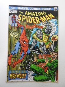 The Amazing Spider-Man #124 (1973) FN Condition! 1st Appearance of Man-Wolf!