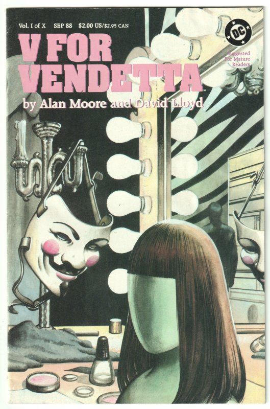 V for Vendetta #1, 2, 3, 4, 5, 6, 7, 8, 9, 10 (1989) Complete set all ten issues