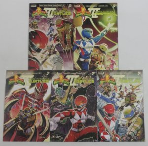 Mighty Morphin Power Rangers/Teenage Mutant Ninja Turtles III #1-5 set ; Boom
