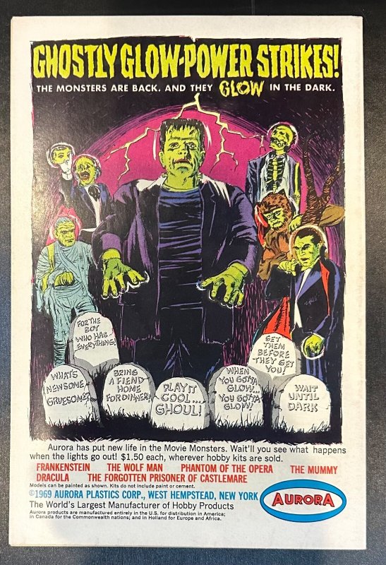 (1969) THE SPECTRE #10 Rare Last Issue!